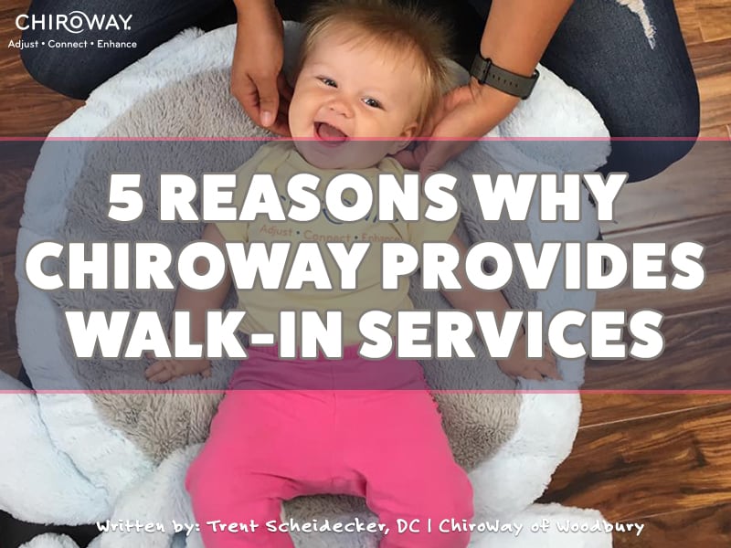 5 Reasons Why ChiroWay Provides Walk-in services