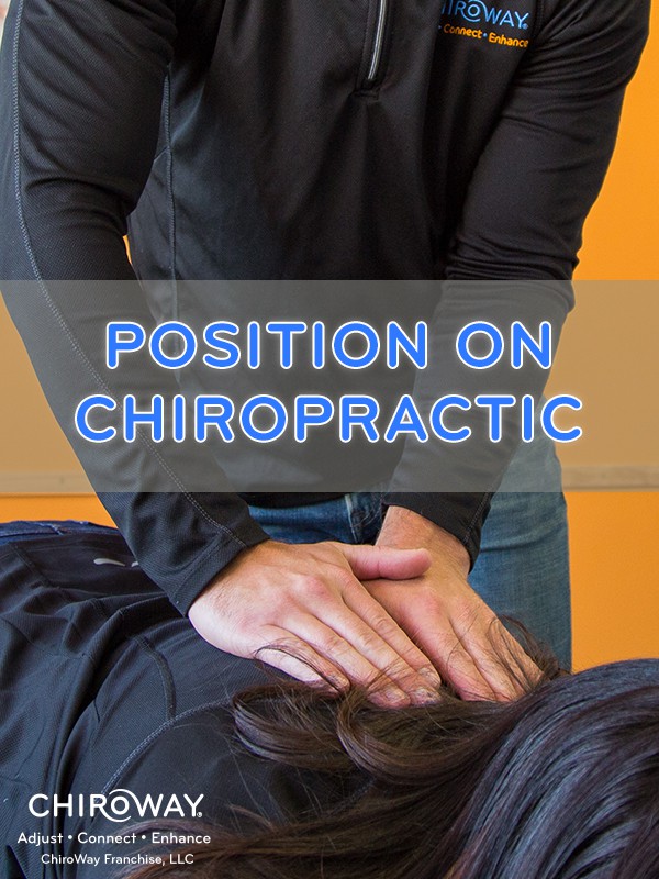 Position on chiropractic