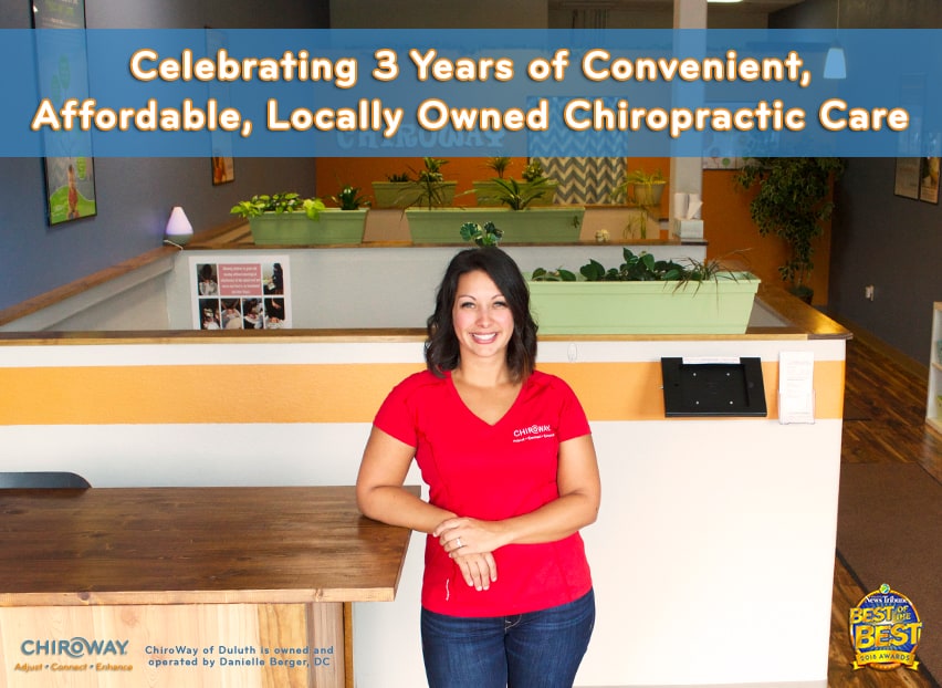 ChiroWay of Duluth celebrates 3 years in business