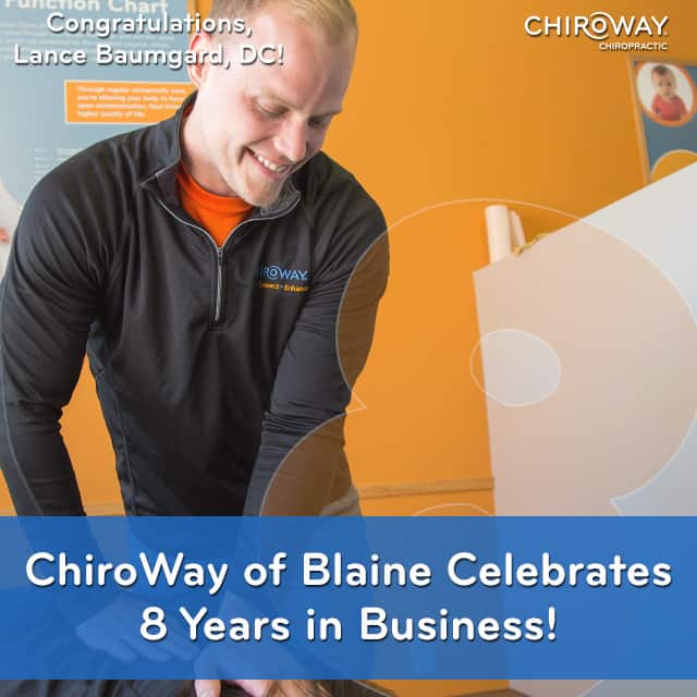 ChiroWay of Blaine Celebrates 8 Years in Business